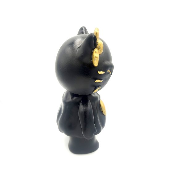 Angry Kitty n°3 - Black & Gold - Image 3
