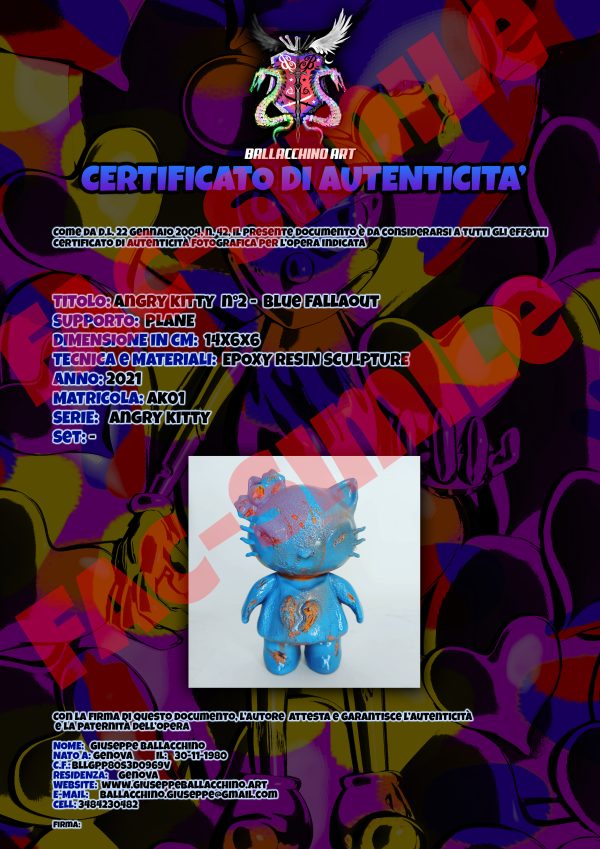 Angry Kitty n°2 - Blue Fallout - Image 5